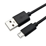 リタプロショップⓇ MicroUSBケーブル 《1m》 1A USB(A)オス - USB(Micro-B)オス データ転送 充電ケーブル (ブラック)