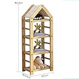 HAIZHEN ストレージシェルフ Bookshelf, Floor Simple Modern Simple Storage Shelf Assembly Combination Children'