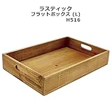 ラスティック フラットボックス Lサイズ H516