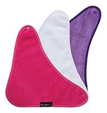 Bandana Wonder Bib, - Purple, White, Hot Pink by Mum2Mum