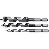 E-Value 六角軸 木工用 インパクトドリルセット 3PCS 6・9・12mm EDSW-1 先ネジタイプ