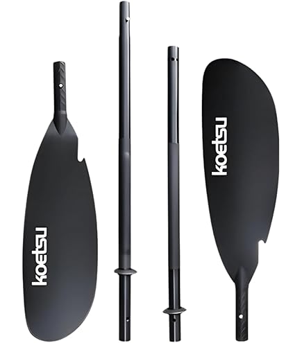 Amazon | KHEALING カヤック パドル ボート用 215-240cm 光沢のある魚