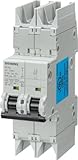 Siemens 5SJ42088HG42 Miniature Circuit Breaker UL 489 Rated 2 Pole Breaker 8 Ampere Maximum Tripping
