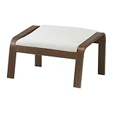 【IKEA/イケア】POÄNG フットスツール, ブラウン, フィーンスタ ホワイト