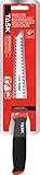 Task Tools T22136 6-Inch Double-Edged Drywall Saw with Rubber Handle [並行輸入品]