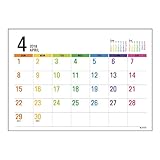 ユナイテッドビーズ カレンダー 2018年 4月始まり 壁掛け A3 Lタイプ CL184-L-A3