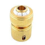 Kicode 耐久性のある真鍮 スレッド・ホースの水パイプコネクタ チューブ継手スプレーガンノズル