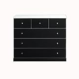 大川家具 nakakei ローチェスト ウィーク ブラック 90cm幅 051232