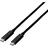 エレコム USB TypeーC ケーブル ( USB PD対応 ) C to C 【最大3Aで高速充電】 USB3.1(Gen1) 2.0m 【iPhone15 対応検証済】 ブラック MPAーCC13A20NBK