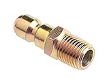 Forney 75134 Pressure Washer Accessories, Quick Coupler Plug, 1/4-Inch Male NPT, 5,500 PSI [並行輸入品]