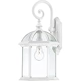 Nuvo Lighting 60/4964 Boxwood One Light Mid-Size Wall Lantern/Arm Down 100 Watt A19 Max. Clear Bevel
