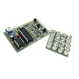 Lovoski DIYキット電子　フラッシュライト　電子部品　LEDライト　点滅　12V　１セット