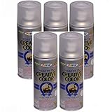 アサヒペン クリエイティブカラースプレー 300ML 57マットホワイト 【まとめ買い5缶セット】