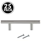 サテンニッケルキッチンキャビネットPulls – 3インチバー – 25のパックまたは10 Pack of 25 IL-CABPT-S25