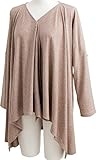 アビックス アルゴヴィア 授乳ケープになるドレープカーディガン(UVカット加工) M 杢ベージュ 天竺 356163