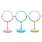 Baosity ポータブル　3倍　両面　360度回転　テーブルミラー　ドレッサー　メイクアップ　ミラー　