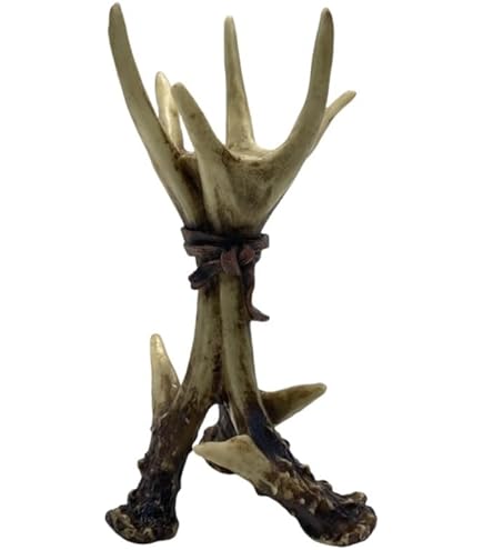 Amazon.co.jp: 大きめの鹿の角4本セット鹿角ディスプレイ飾りオブ