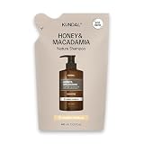 【クンダル】アンバーバニラの香り ｜シャンプー 詰め替え 400ml ｜ハニー&マカダミア ネイチャー 弱酸性 ディープクレンジング 香水シャンプー