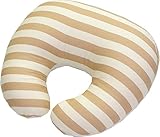 サンデシカ　フィットする授乳クッション / ベージュストライプ_洗える 【日本製】