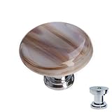 Sietto R-305-PC Cirrus Round Glass Knob [並行輸入品]