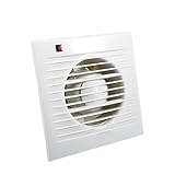 Acogedor　排気ファン　換気扇　換気ファン　送風機 　換気ファン 　低騒音 　高い作業効率　使いやすい 　ホワイト（二つのサイズ）(4寸)