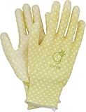 g-style 【ガーデニング用手袋】 PUキュート (ドット)  イエロー L