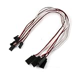 uxcell サーボ延長ケーブル　5個入り　制御　コード　ワイヤー　リモート　　PVC　電子部品