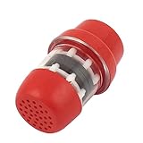 uxcell　水タップフィルタ　蛇口フィルター　レッド　プラスチック　マグネット　61 x 37mm