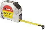 GreatNeck C125I 5/8 Inch by 12 Feet Chrome Case Power Tape by Great Neck
