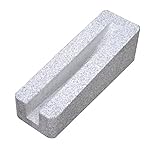 自転車止め 丸型デザイン ミドルタイプ ホワイト色