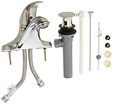Kingston Brass KB6548LL Single Handle 4 in. Centerset Lavatory Faucet with Retail Pop-up