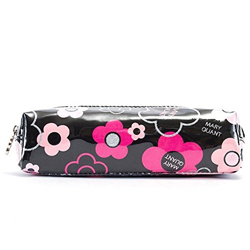 マリークワント Mary Quant ポーチ レディース デイジー ランダムアウトライン スクエアペンケース かわいい ブラック 261 010 0 文具百貨