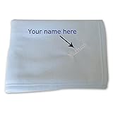 Personalised Blue Baby Blanket by PMC by C.P.M.