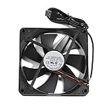 5V USB コネクタ 1800RPM PC ファン ヒートシンク 排気 CPU 冷却ファン交換用 140x140mm 14CM USB ファン CPU 冷却ラジエーター 5V 2ピン USB ファン コンピュータケース-サーバー-ラジエーター用 140x140mm 静音