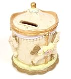 Carousel Shaped Baby Money Box Gift by Noah's Ark