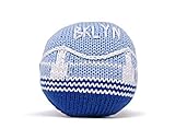 Estella Hand Knit Organic Brooklyn Bridge Rattle Baby Toy [並行輸入品]