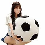サッカーボール　ぬいぐるみ　ソフト　ベビートイ おもちゃ 知育玩具 黒＆白20ｃｍ