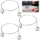 エンブレム剥がしツール 3個セット ライン傷のないこじ開けツール 車体マーキング/金属車のステッカー/フカヒレアンテナ/バンパーステッカー リムーバー 自動車用ゴム分解線道具 長さは約30cm