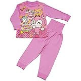 【本体綿100％】2018年 秋物 アンパンマン スムス パネル柄 腹巻付き 長袖パジャマ Anpanman ピンク◇95cm