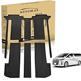 「MENIIKAR」トヨタALPHARD アルファード/ヴェルファイア 30系 7人乗り車専用の2-3列目フロアマット。3Dカーマットが防水・防滑・防汚でTPE素材製。ALPHARD アルファード/ヴェルファイア 30系 7人乗り車に最適化されたカスタム設計。 (2-3列目フロアマット)