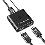 4K Displayport 分配器切替器 双方向 DP 切替器は4K@60Hz UHD解像度に対応 Displayport切替器 2入力1