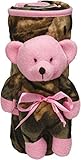 Baby Hunters Blanket and Bear Gift Set (Pink) by Trail Crest