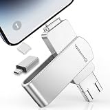 512GB USBメモリ [アプリ不要 アルバム直接保存！]４in1 Phone/Android/PC対応 phone から 直接 usb に 写真 を 移す/バックアップ可能 スマホデータ保存 外付けメモリ Type-C搭載 大容量外付けストレージ フラッシュメモリスマホ容量不足解消 高速 データバックアップ転送対応 ! (銀, アプリ不要512GB)