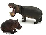 [IQトイズ]IQ Toys Hippo Family Adult and Baby 1863 [並行輸入品]