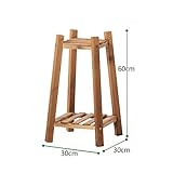 フラワーフレームソリッドウッドバルコニーアセンブリモダンシンプルなマルチレイヤーソリッドウッドフラワーラックリビングルーム盆栽フレーム ( 色 : レトロな色 , サイズ さいず : S s )