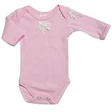 【未熟児】【低出生体重児】【早産児】【NICU】用　ベビー服：　長袖ロンパース　エンゼル