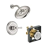 Delta Delta KSDCA-T14297-H797-PN Cassidy Shower Kit Pressure-Balance Single-Function Cartridge with 