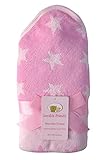 Luvable Friends ラバブルフレンズ Hooded Towel フード付きバスタオル Pink Stars ピンクスター
