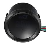 52 mm 15 – 45 PSIレッドデジタルLEDブラックBoost Gauge車モーター