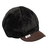 (ファクトリーモカ)Factorymoca キャスケット　帽子 大人用 ボアショコラ Lサイズ あご紐 あり 後ろゴム なし